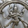 Estátua do Deus Shiva Nataraja em ferro 26 cm