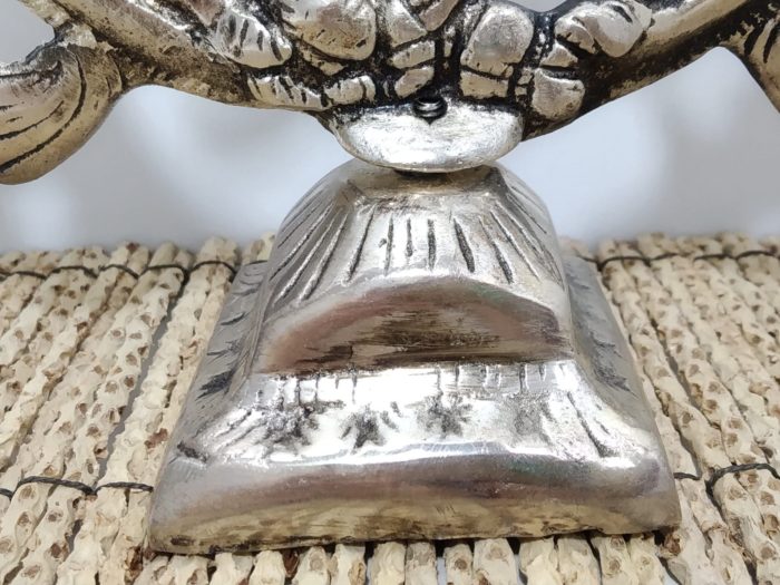 Estátua do Deus Shiva Nataraja em ferro 26 cm
