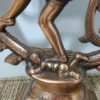 Estátua do Deus Shiva Nataraja em ferro 41 cm