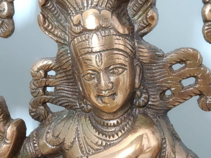 Estátua do Deus Shiva Nataraja em ferro 41 cm