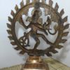Estátua do Deus Shiva Nataraja em ferro 41 cm
