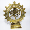 Estátua do Deus Shiva Nataraja em brass 21cm