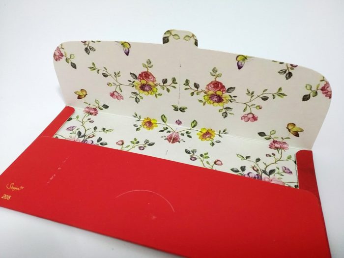 Envelope indiano de luxo para presentear estampa Ganesha