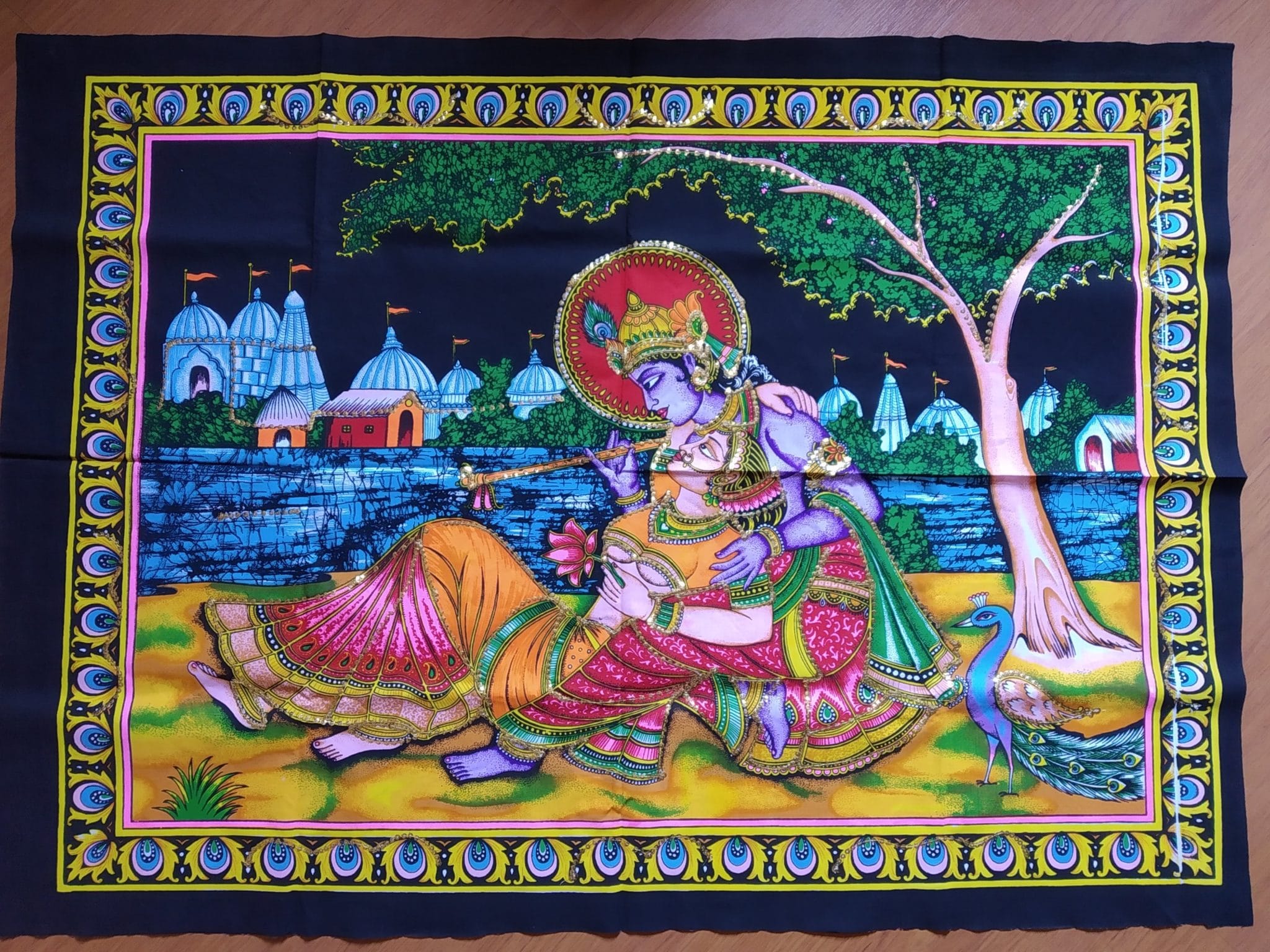 Radha e Krishna painel