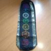 Porta mat indiano para Yoga 7 chakras bordados a mão preto