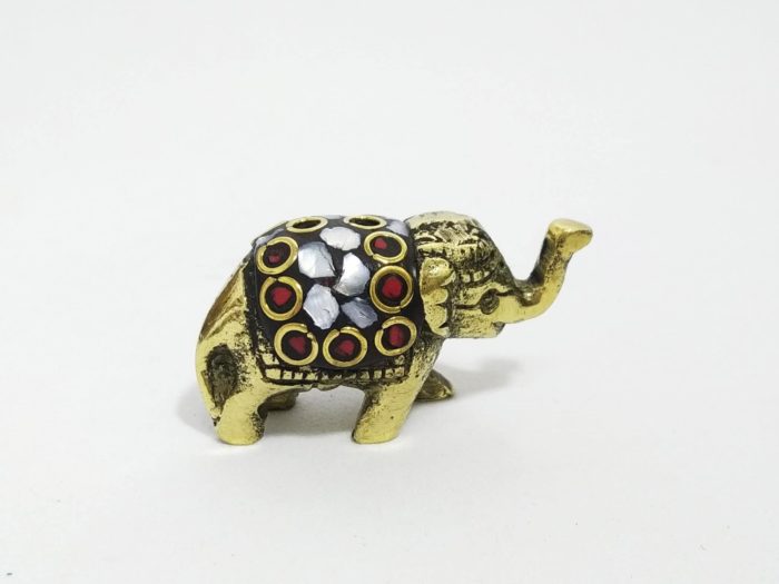 incensário elefante com mosaico de pedras