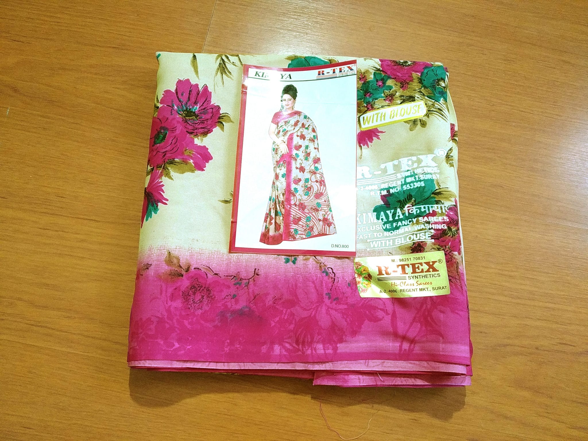 sari indiano rosa