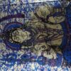 Panô indiano de algodão (colcha) Estampa de Shiva azul (2.10 m x 1.35 m)