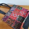 bolsa indiana grande 2 lados diferentes estilo patchwork hindu