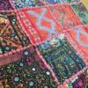 Bolsa Tote indiana bordada Boho Chic dupla face