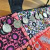 Bolsa Tote indiana bordada Boho Chic dupla face