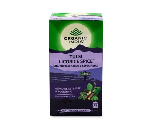 Chá Organic India Licorice Spice