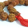 Japamala de 108 contas grandes de sementes de Rudraksha 12mm