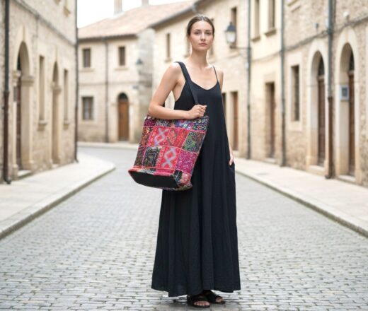 Maxi Tote Indiana Boho Chic 40cmx30cm