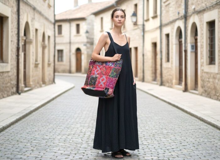 Maxi Tote Indiana Boho Chic 40cmx30cm