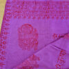 Chadar indiano (manto de oração) de Ganesha roxo