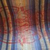 Panô indiano algodão estampa de Ganesha (210 cm x 135 cm) azul