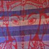 Panô indiano algodão estampa de Ganesha (210 cm x 135 cm) azul