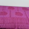 Chadar indiano (manto de oração) de Ganesha rosa