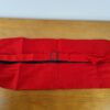 Porta mat indiano para Yoga 7 chakras bordados a mão vermelho