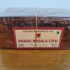 Indian Masala Chai com caixa decorativa de madeira entalhada