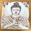 Capa de almofada de Buda segurando Flor de Lotus 40cm