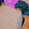 Bolsa indiana casual de algodão estampa de Om e símbolo da paz