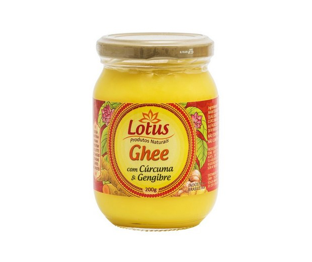 Ghee com gengibre e cúrcuma