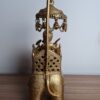 Estátua elefante com um Howdah (carruagem) levando nobres hindus 40cm