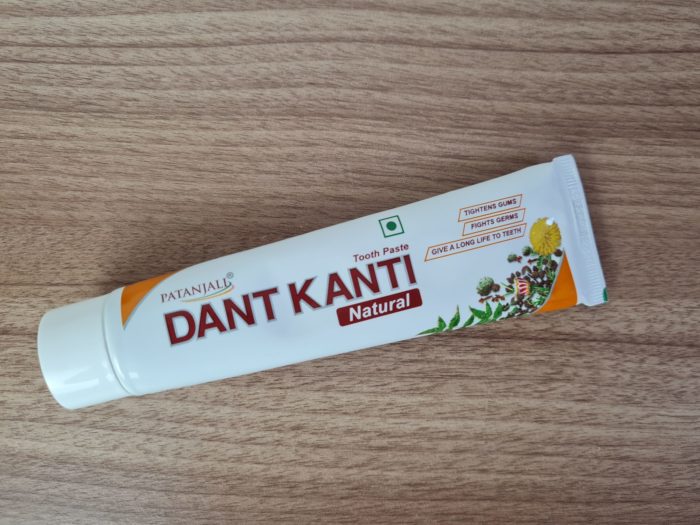 creme dental natural Patanjali dant kanti