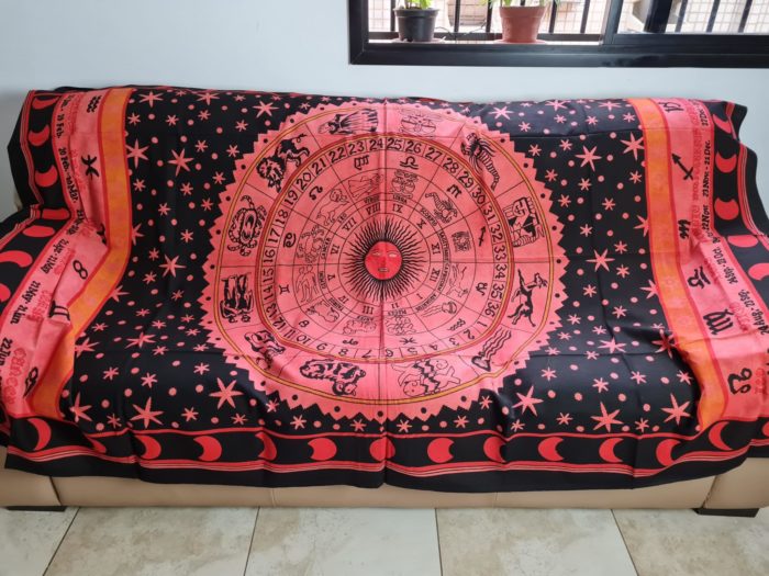panô indiano de signos
