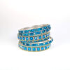 pulseira indiana azul