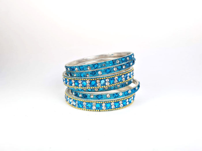pulseira indiana azul