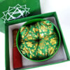 Tigela tibetana Chakra Anahata 12cm verde