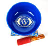 Tigela tibetana Chakra Ajna 12cm azul