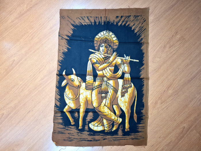 painel de tecido de Krishna para pendurar