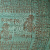 Chadar indiano (manto de oração) de Krishna verde 120cm