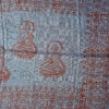 Chadar indiano (manto de oração) de Buda azul 120cm