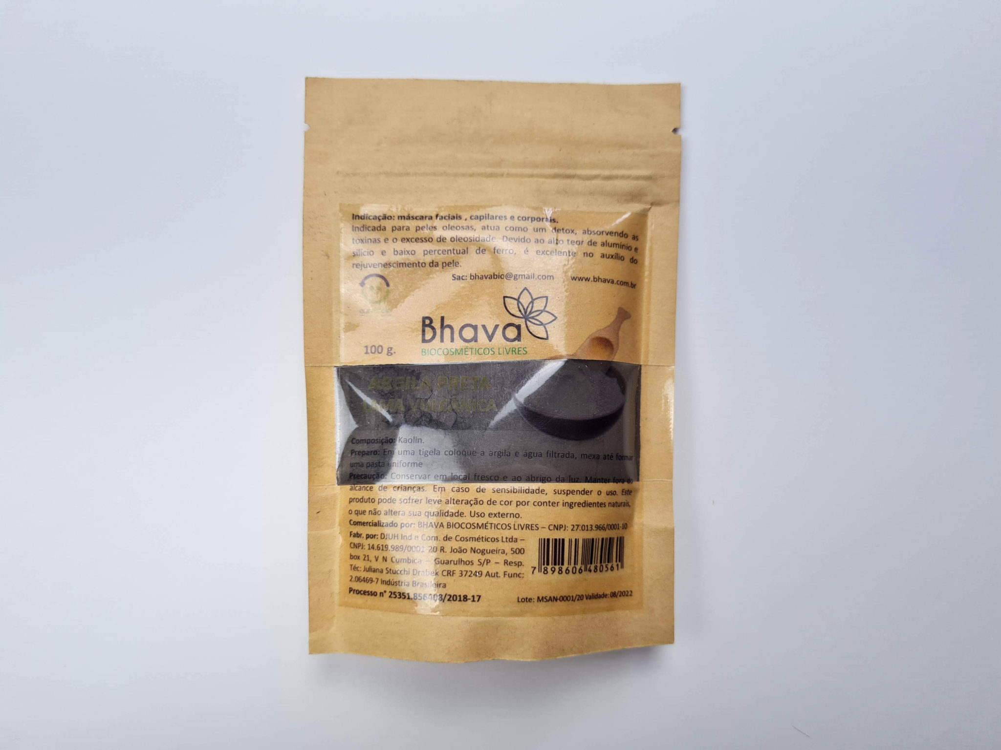 argila preta Bhava 100g