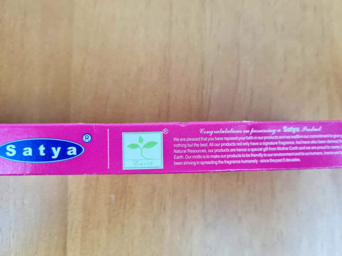 Incensos da Satya Natural aroma Rose