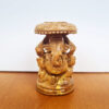 Ganesha miniatura em madeira