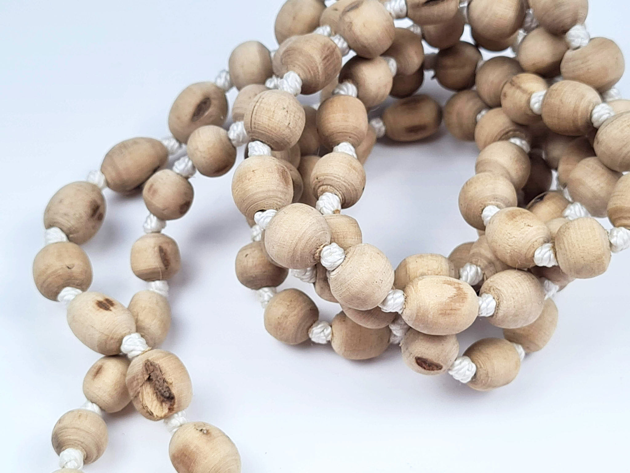 pulseira de Tulasi grande 10mm sem tassel