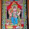 Painel clássico de deidade hindu Ganesha médio