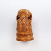 Mini estátua de Ganesha esculpida em madeira 7cm