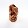 Mini estátua de Ganesha esculpida em madeira 7cm