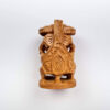 Mini estátua de Ganesha esculpida em madeira 7cm