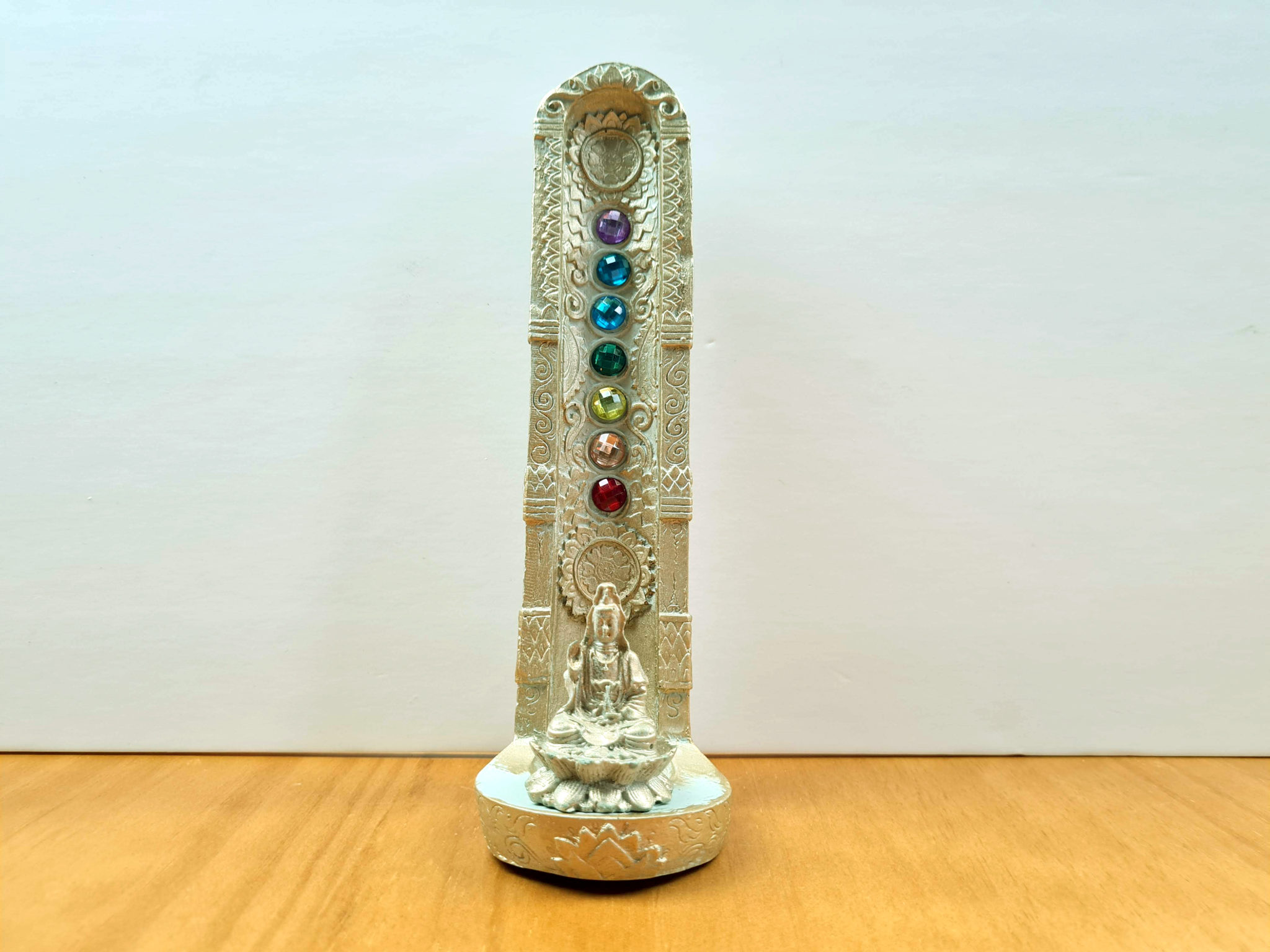 incensário de Buda com 7 chakras