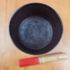 Tigela tibetana ou sino tibetano com 4 ligas de metal 16cm de Buda