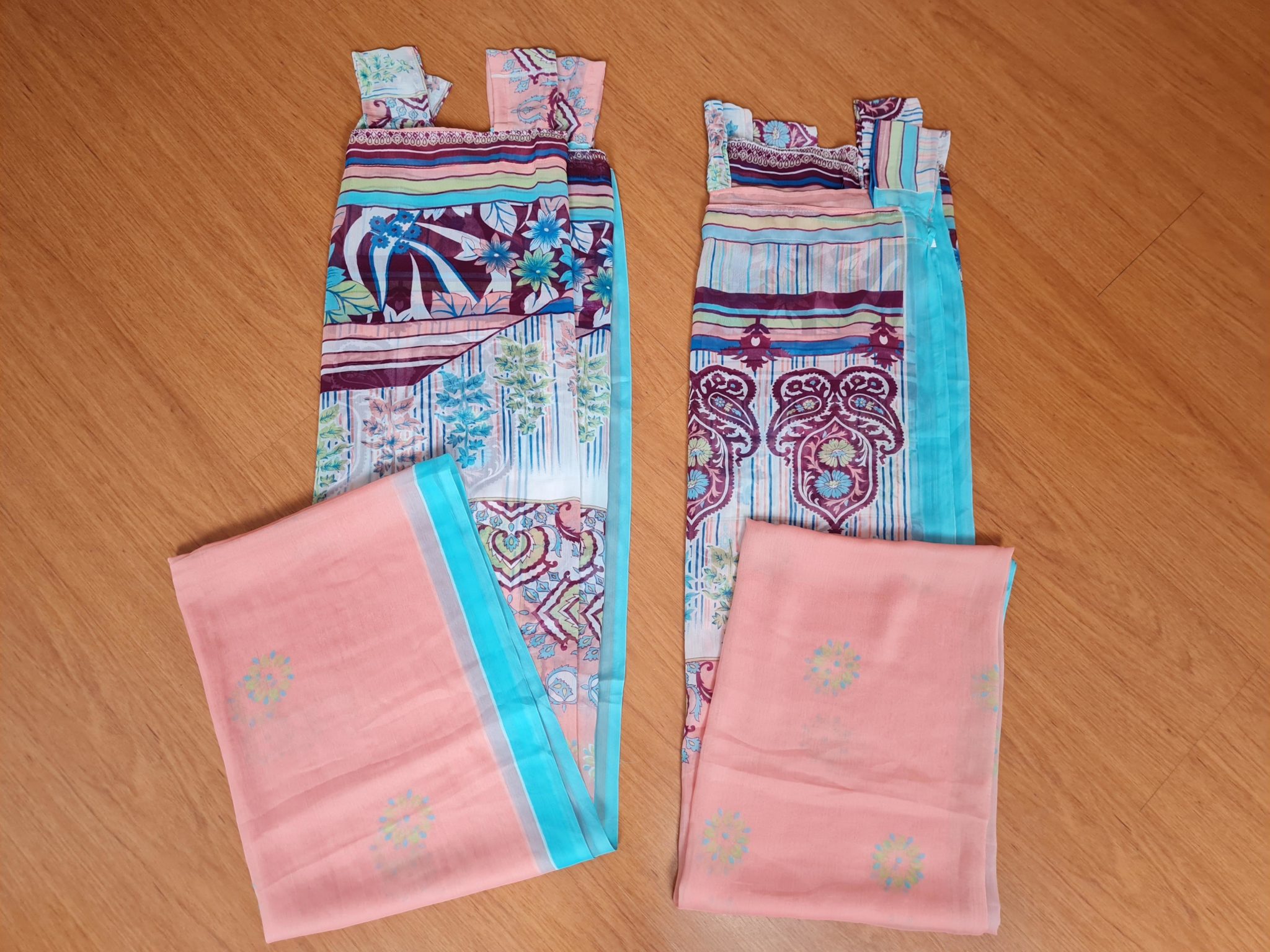 cortinas de sari indiano