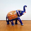 elefante indiano cloisonné (metal pintado à mão) 9cm